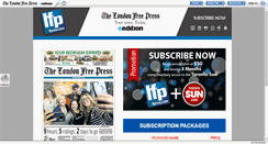 Desktop Screenshot of eedition.lfpress.com